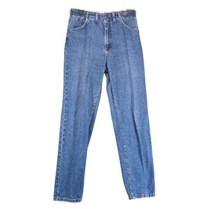Vintage‎ 80s Lee Blue Mom Jeans Womens 10 30x31 High Rise c1987 USA Made Elastic